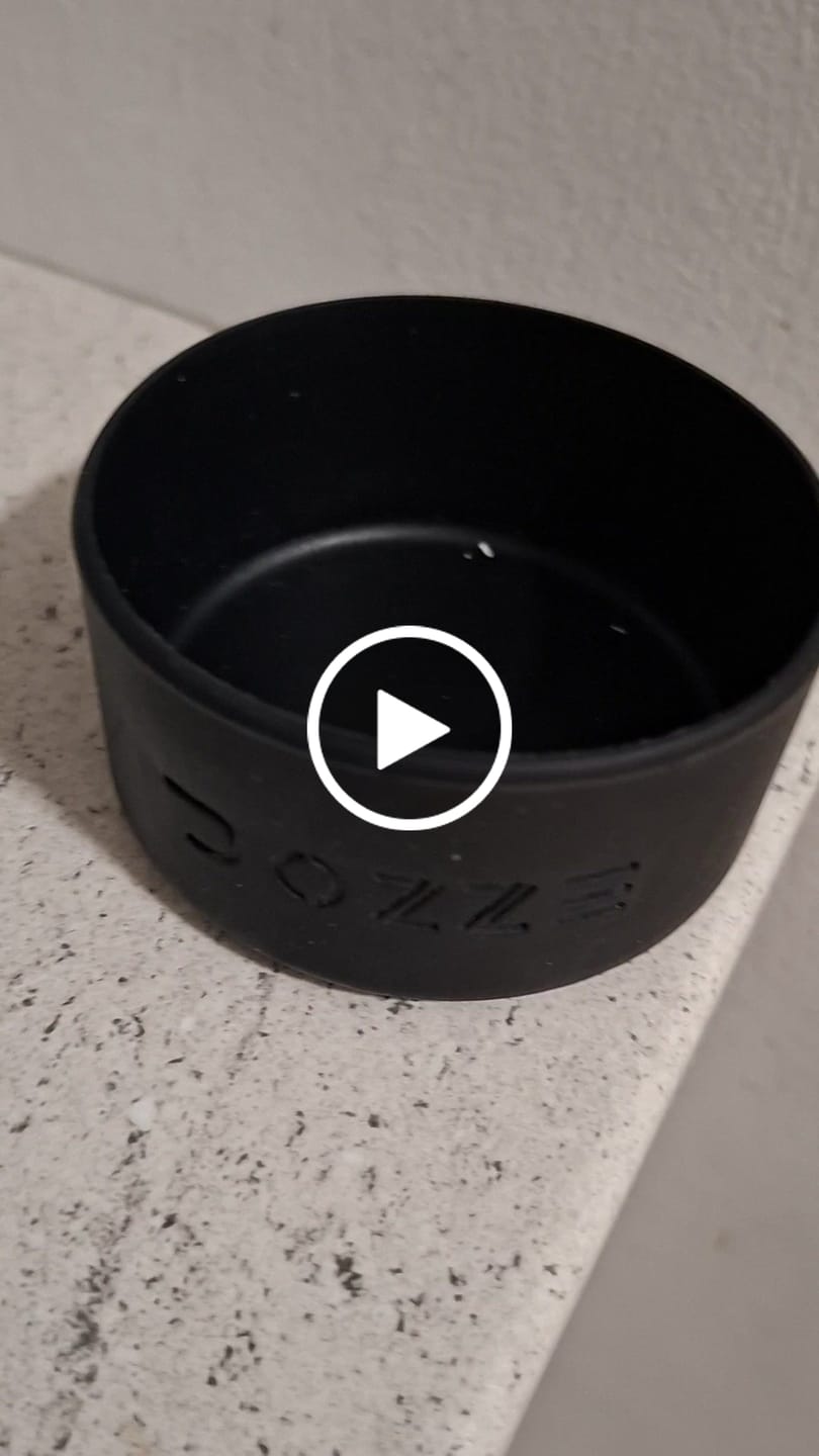 Customer video review of DOZZE Water Bottle Silicone Boot | Small