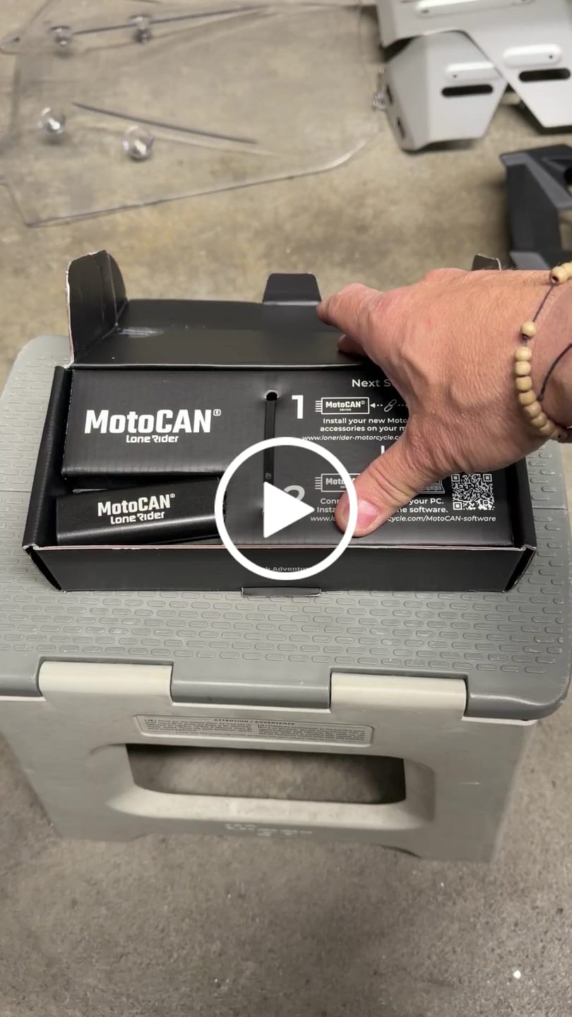Customer video review of MotoCAN® – Motorcycle Accessories Manager