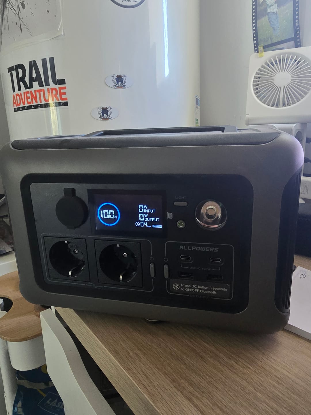 Customer photo review of ALLPOWERS 600W Générateur Solaire R600 avec PV100W