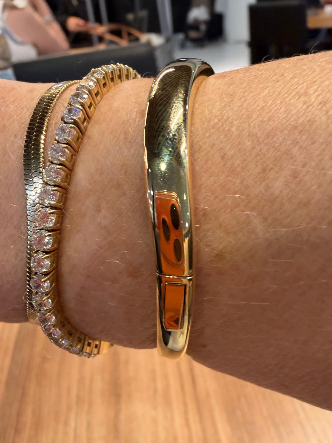 Customer photo review of Wave Bangle