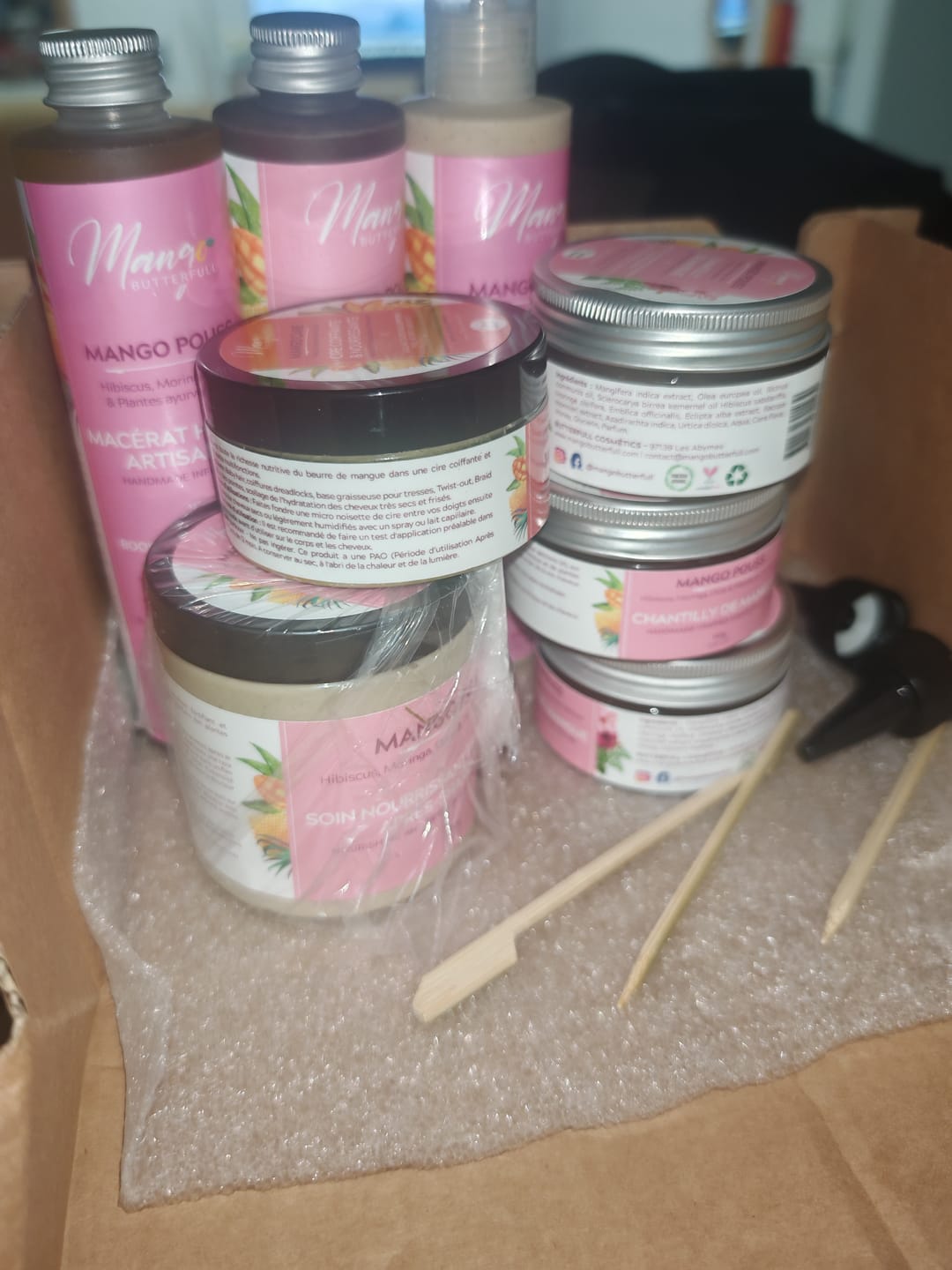 Customer photo review of Cire coiffante et nourrissante