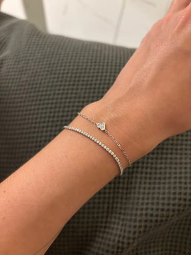Customer photo review of Emma Crystals Tennis Bracelet