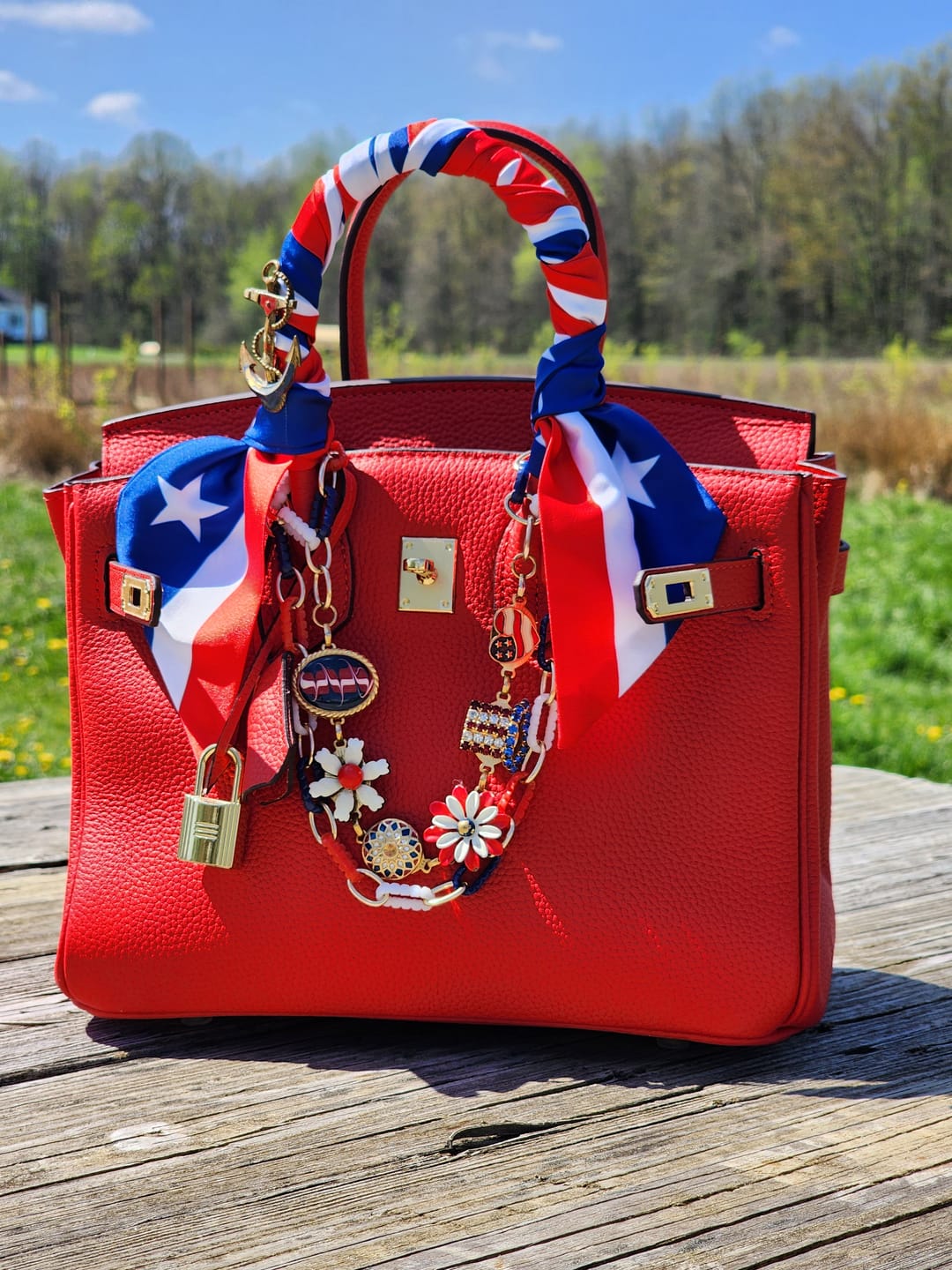 Customer photo review of LALUVA Warkin Bags Genuine Leather
