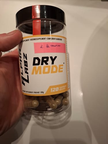 Customer photo review of Alpha Labz - Dry Mode