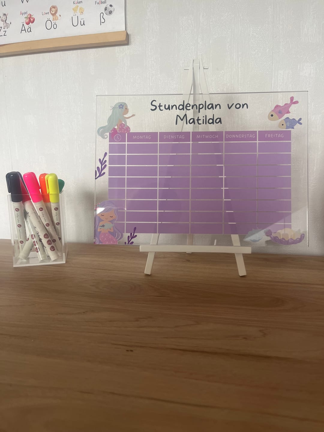 Customer photo review of Routinenplaner "Meerjungfrau"