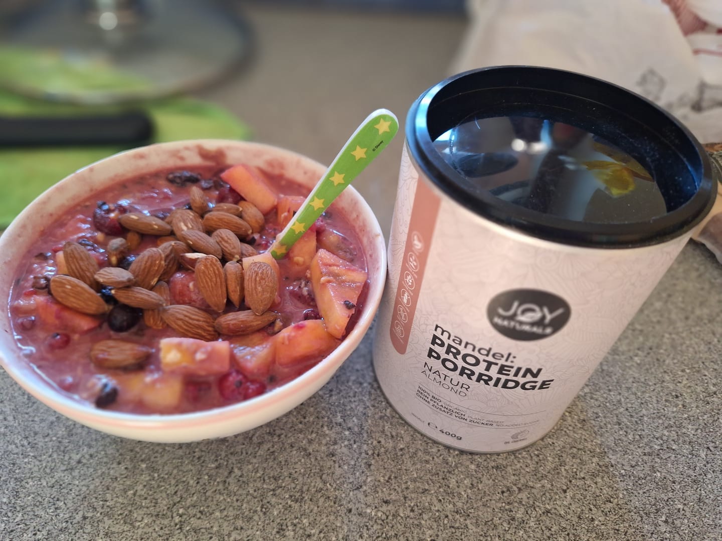 Customer photo review of Erdmandel Protein Porridge Natur