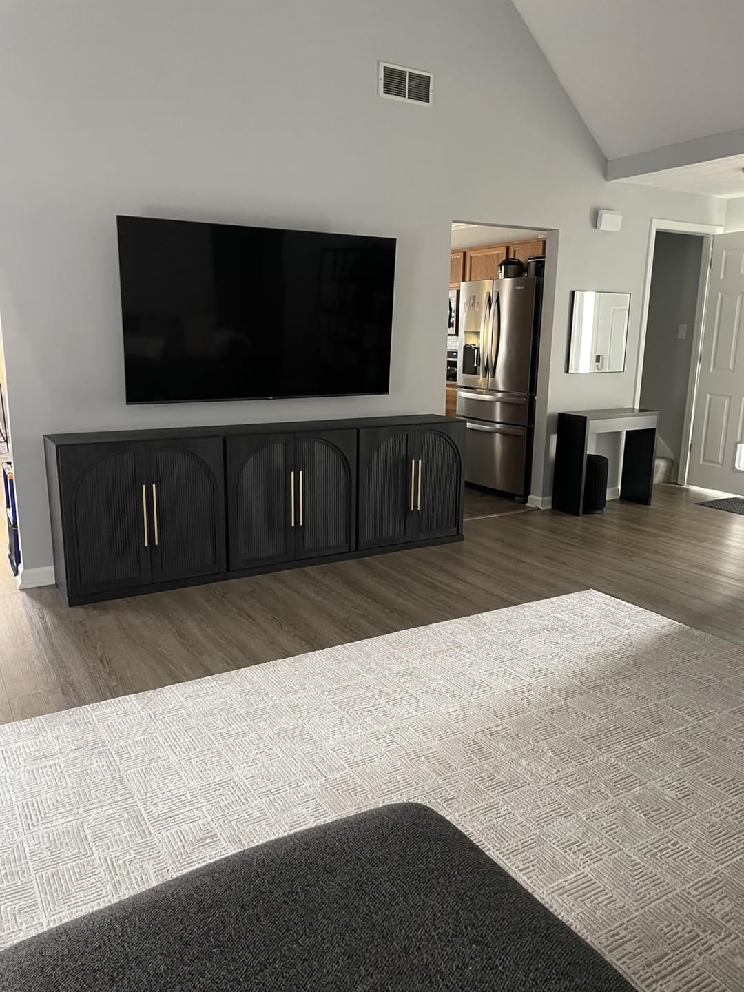 Customer photo review of Jagger Modular Wood Arc-Door Sideboards (3-Piece)