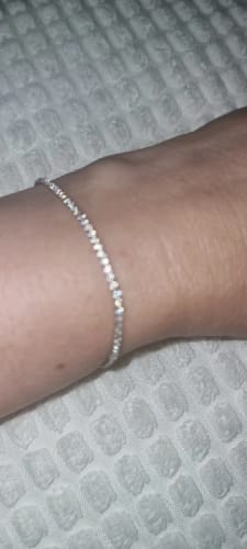 Customer photo review of Emma Crystals Tennis Bracelet