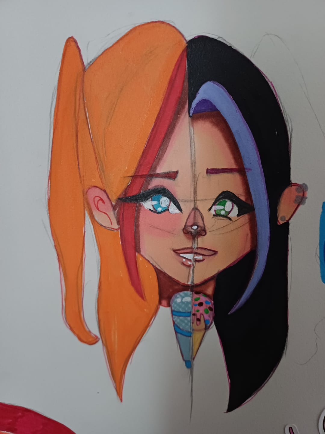 Customer photo review of Ohuhu Direct-ink Acrylic Markers 24 Colors - Nahuku