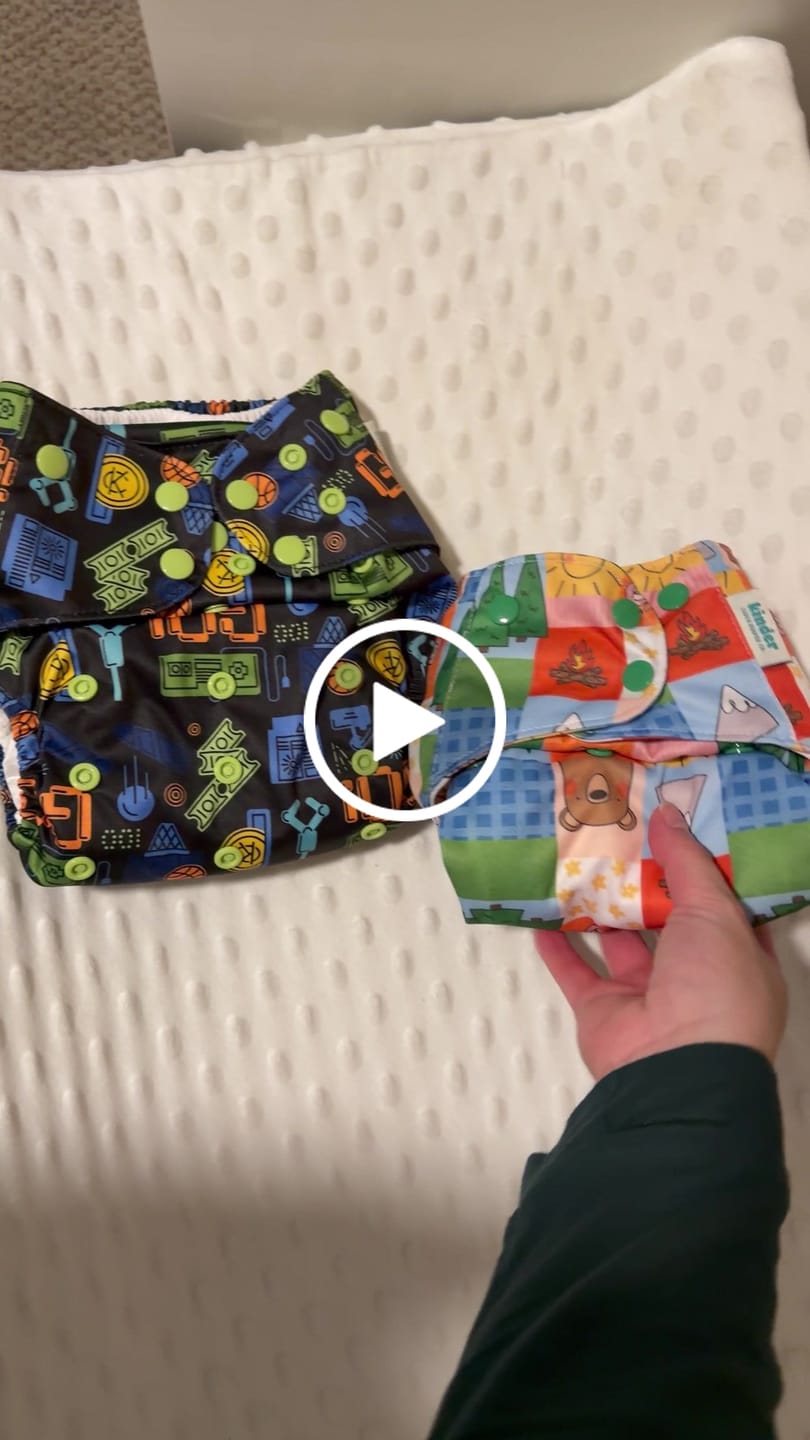 Customer video review of Essentials Pocket Cloth Diaper with Athletic Wicking Jersey