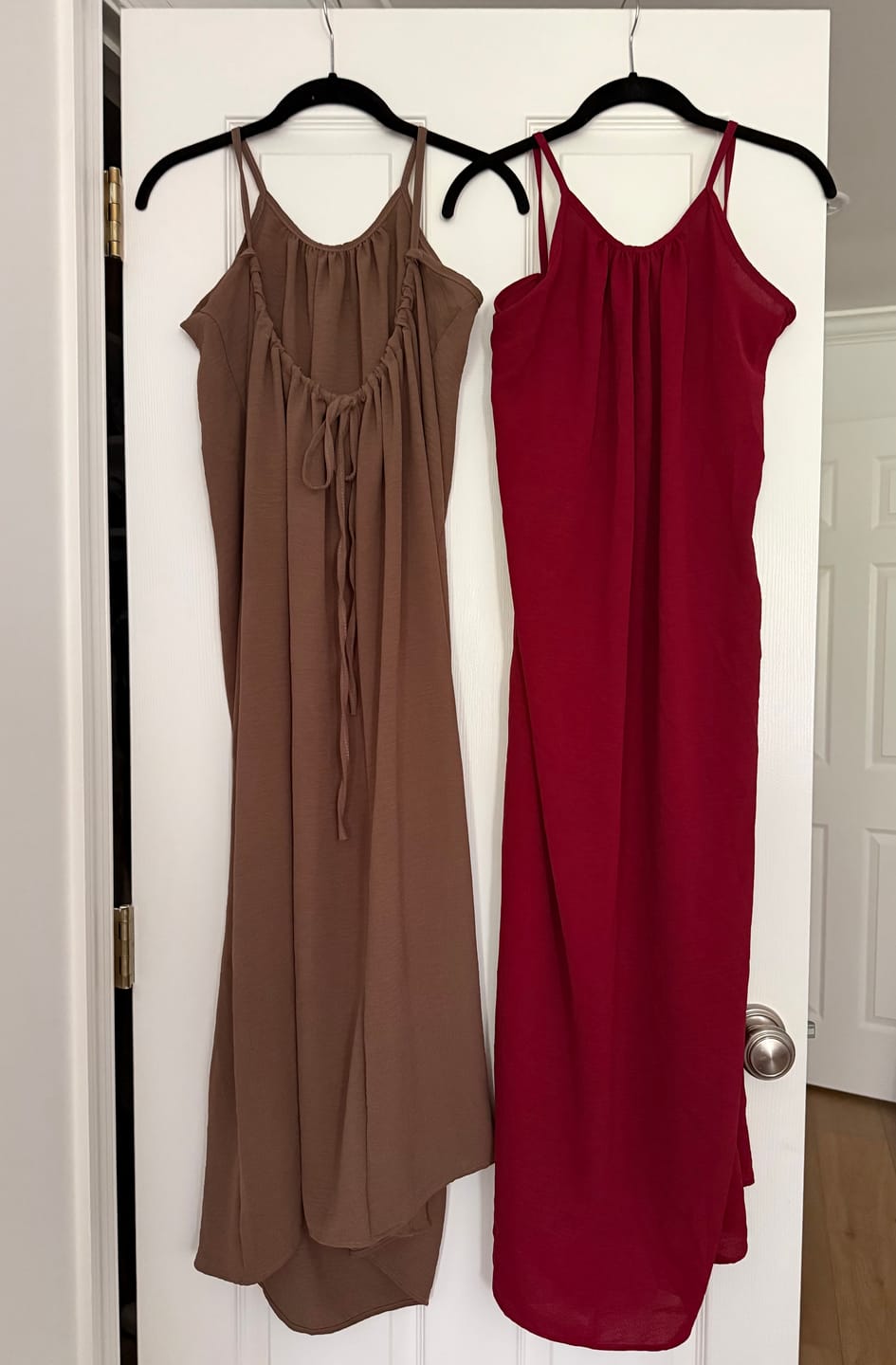 Customer photo review of Backless Maxi Dress