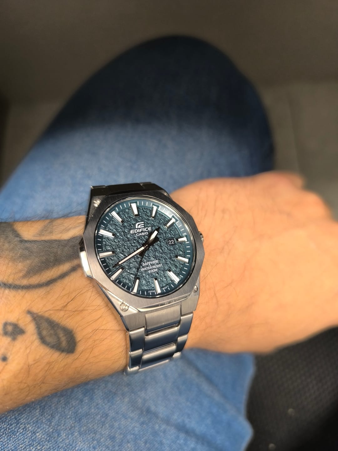 Customer photo review of Reloj Casio Edifice EFR-S108DE-3A Casioak Metálico Sapphire
