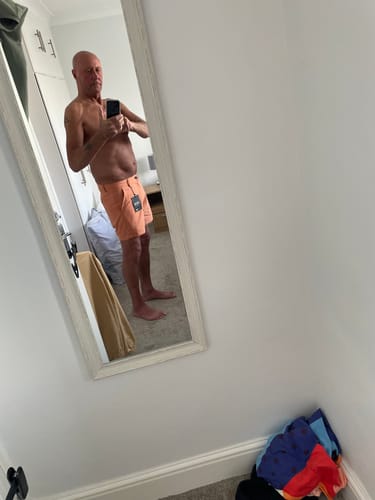 Customer photo review of Ultra-Stretch 5" Chino Shorts - Mint