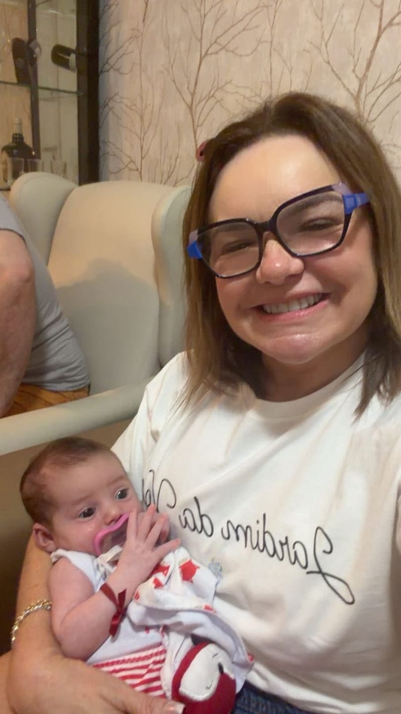 Customer photo review of Camiseta Personalizada Jardim da Vovó - BRANCA - Algodão 100%