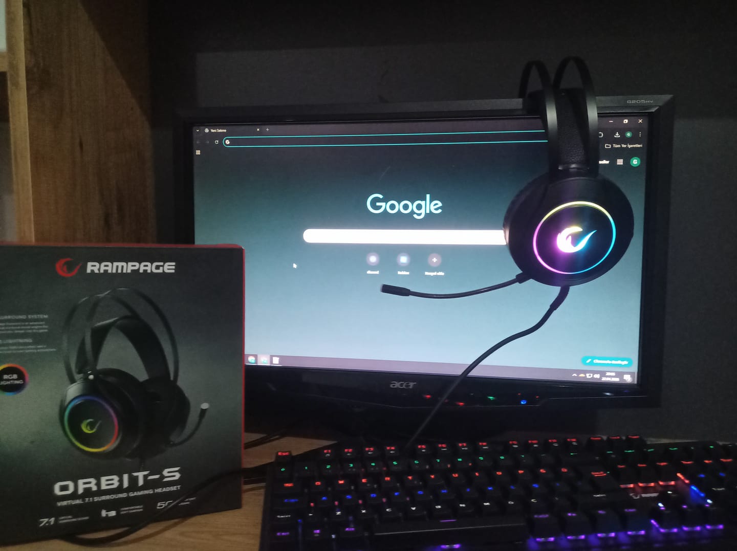 Customer photo review of Rm-K45 Orbit-S RGB 7.1 Oyuncu Kulaklığı
