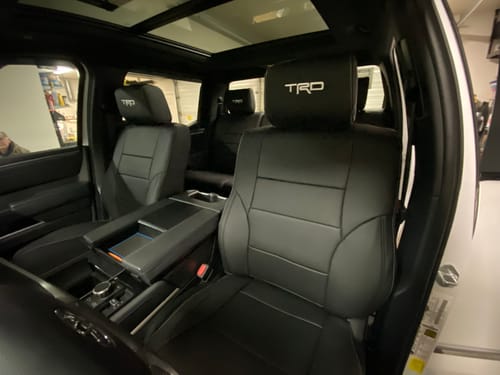 Customer photo review of Premium Custom-Fit Seat Covers