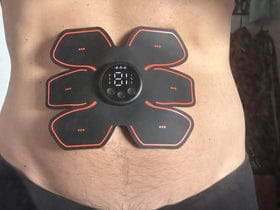 Customer photo review of Blinqo FitPro EMS Ab Stimulator - 20,000 Reps in 20 Minutes (Assorted)