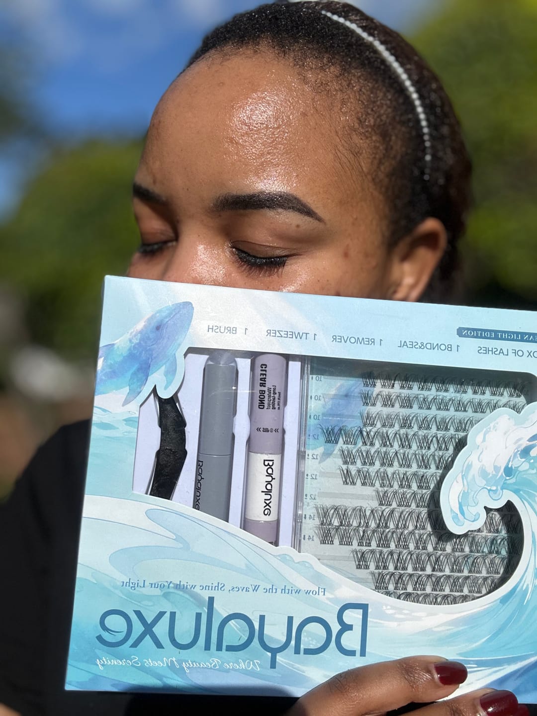 Customer photo review of SoftCurl Lash Kit