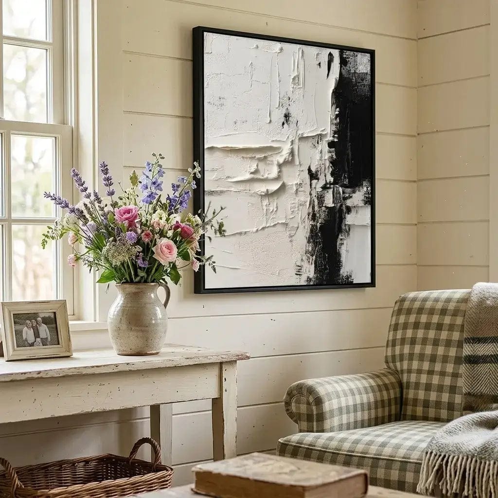 Customer photo review of Original Abstract Oil Painting #CXV066