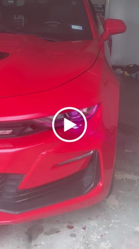 Customer video review of 2019–2024 Camaro RS/SS Multicolor Headlights – RGBW w/ Demon Eyes