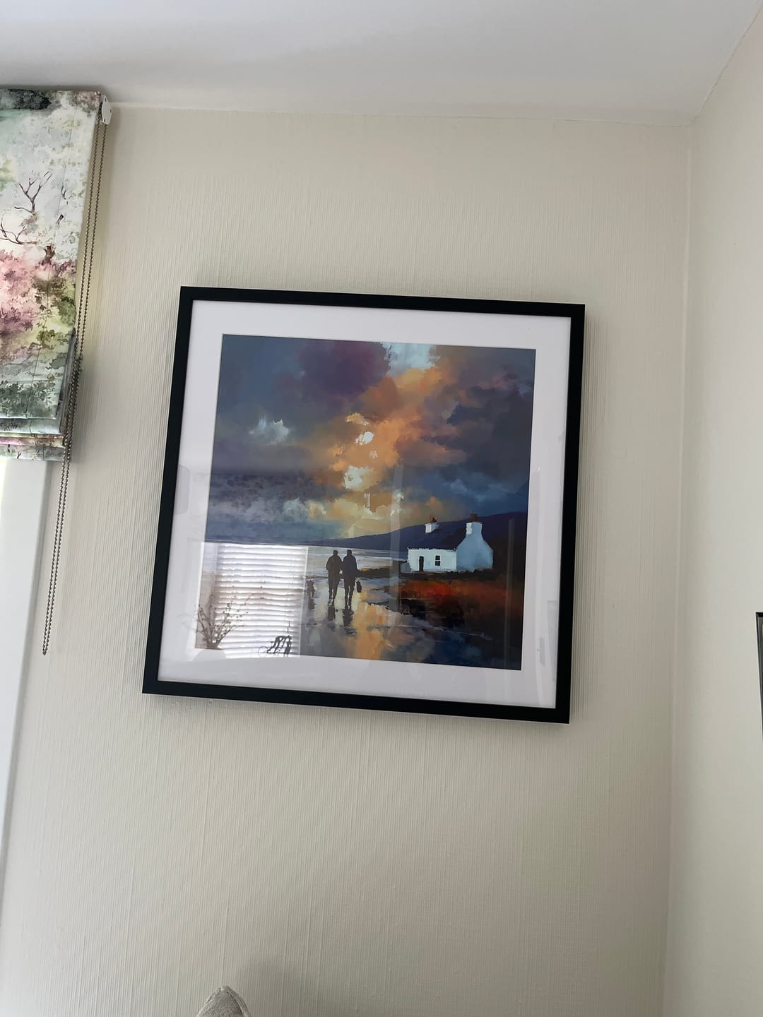 Customer photo review of Westering Home Square Framed Art Print