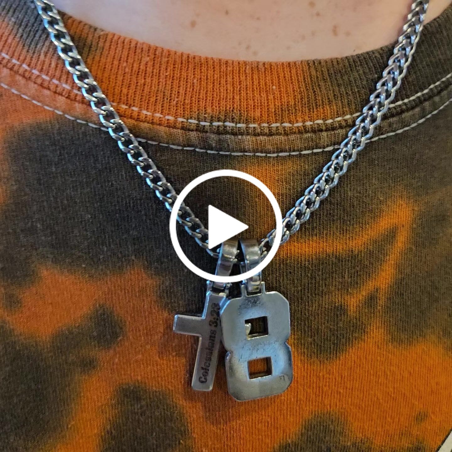 Customer video review of Franco Chain (Silver)