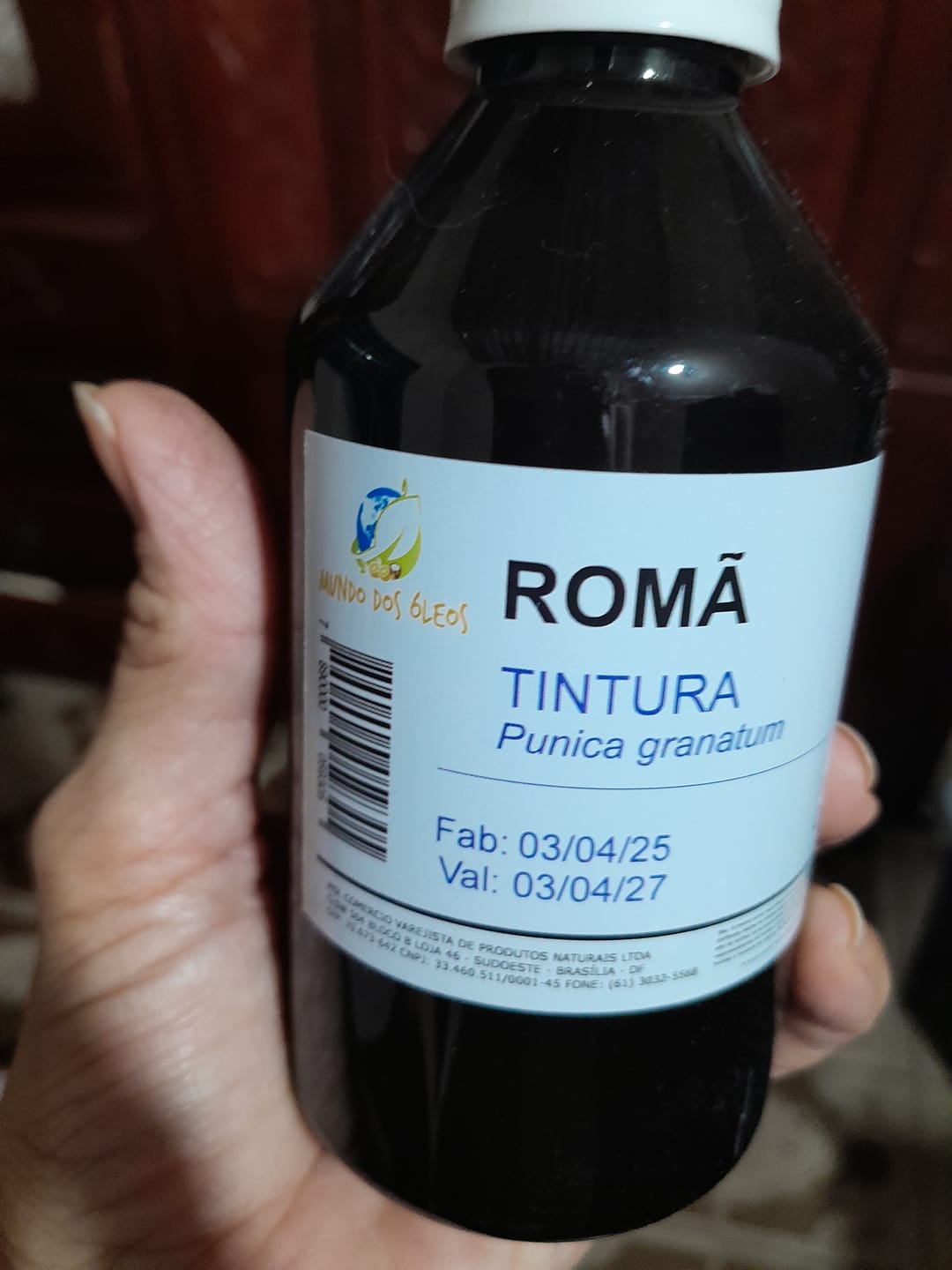 Customer photo review of Tintura de Romã