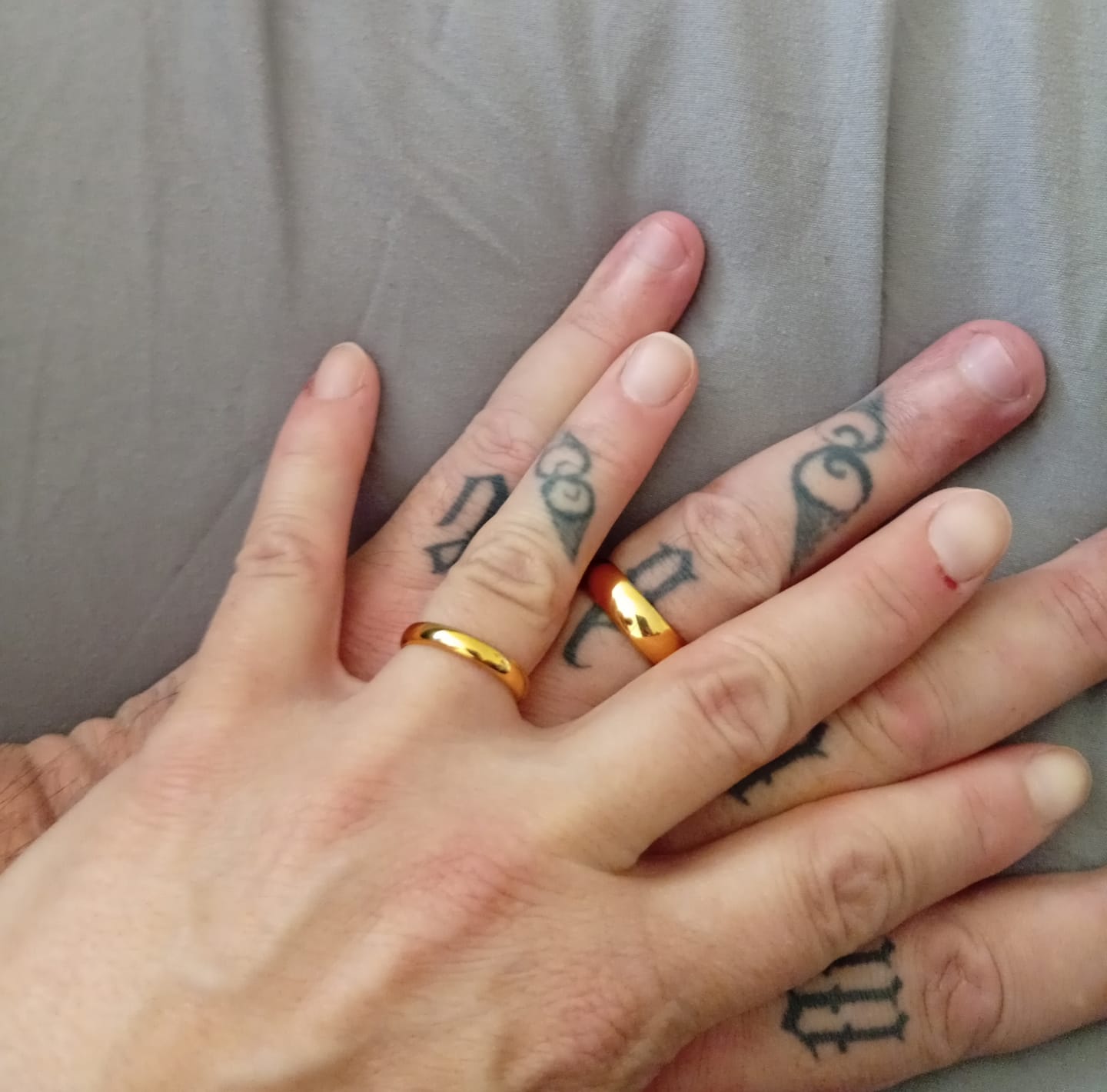 Customer photo review of Gold Wonder Ring Set