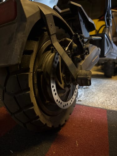 Customer photo review of Ausom Tubeless Rubber Tires (EU Version)