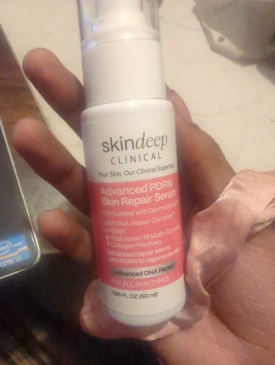 Customer photo review of Advanced PDRN Skin Repair Serum