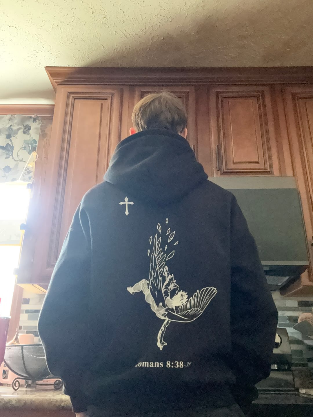 Customer photo review of Fallen Angel Hoodie