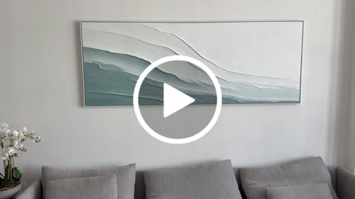 Customer review photo for Plaster Art Texture Painting #SG260