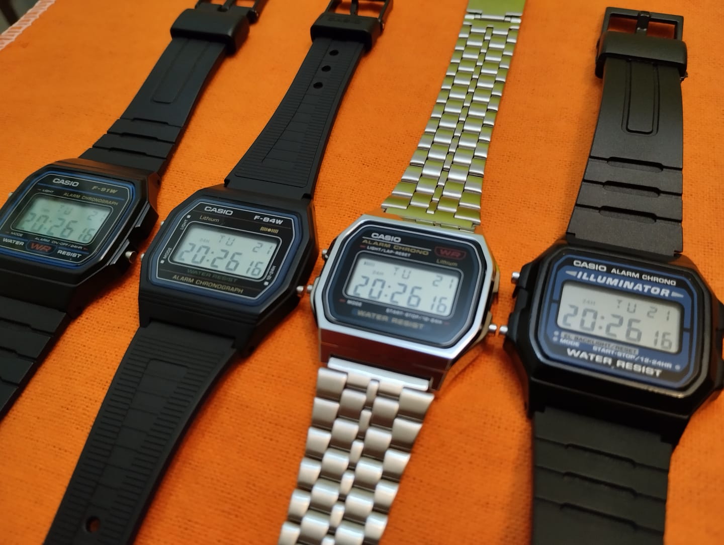 Customer photo review of Reloj Casio Vintage A159WA-N1DF Plateado MADE IN JAPAN