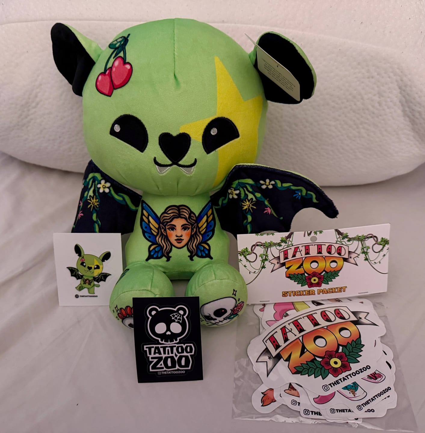 Customer photo review of Minty the Bat Plushie