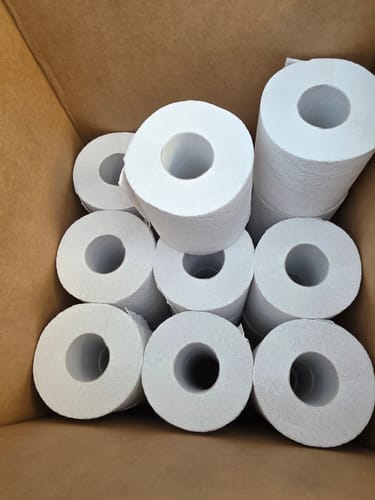 Customer photo review of 100% Recycled Toilet Paper