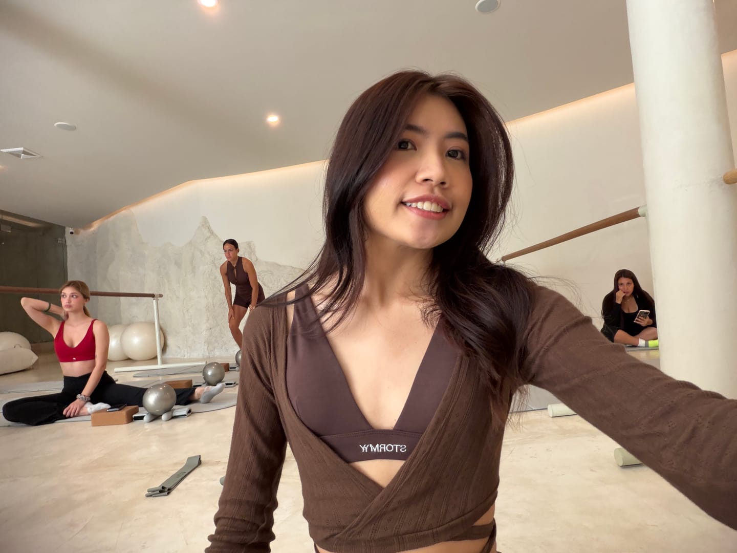 Customer photo review of AVA BRA - CHOCOLATE