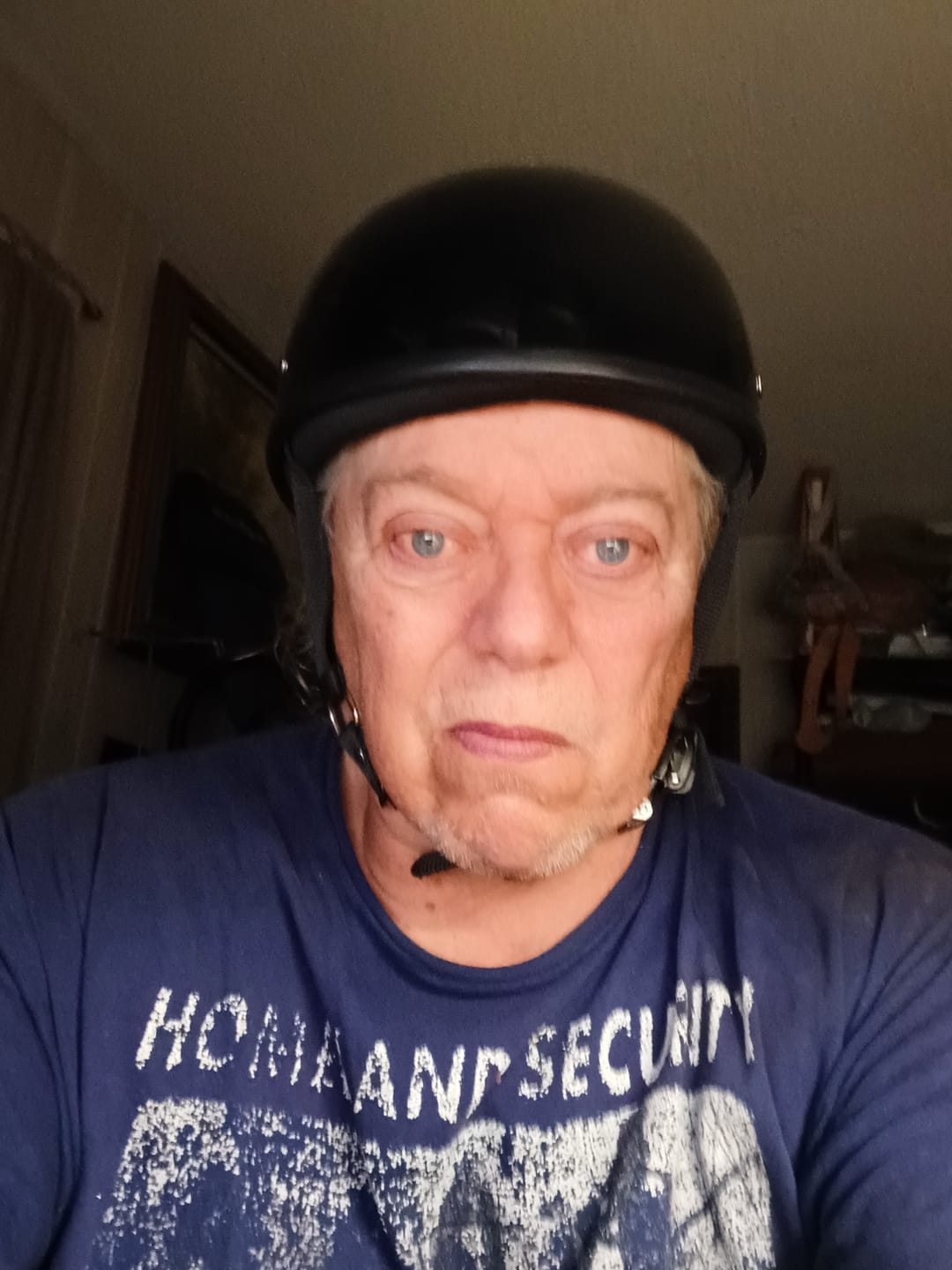 Customer photo review of Lightweight SOA Style DOT Beanie Helmet / Gloss Black