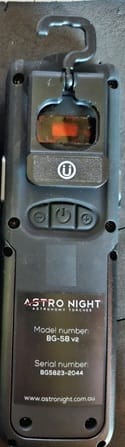 Customer photo review of Astro Night BG-58 Torch V2