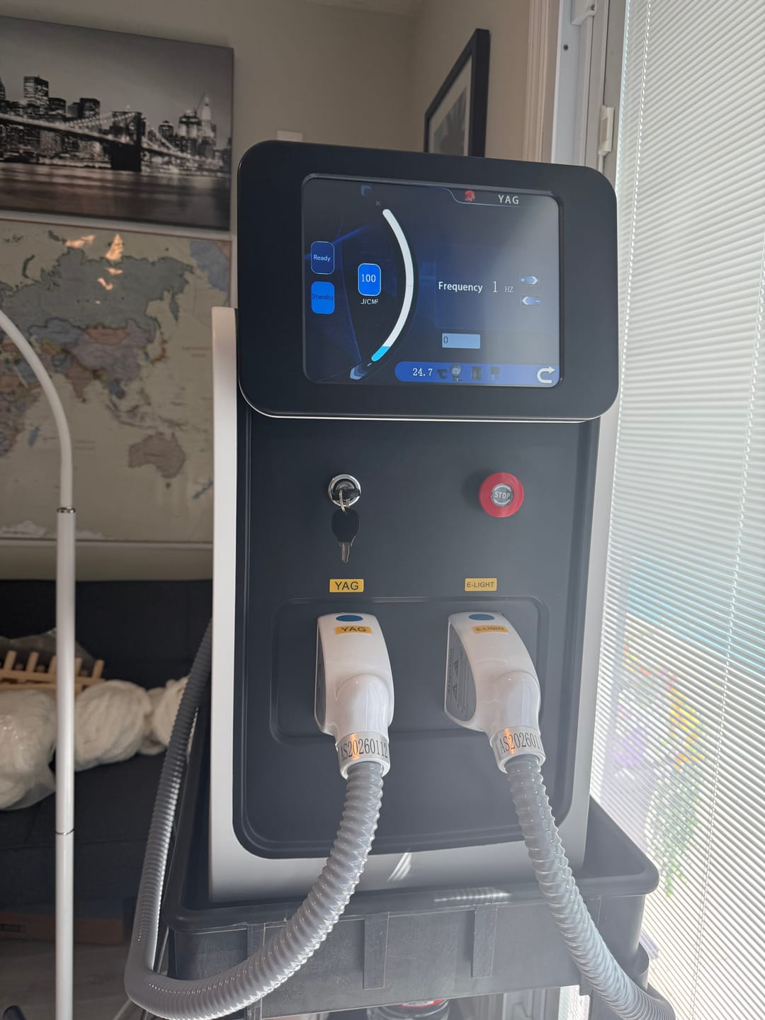 Customer photo review of 3-in-1 Laser Machine for Hair Removal + Tattoo Removal + E-Light Skin Rejuvenation