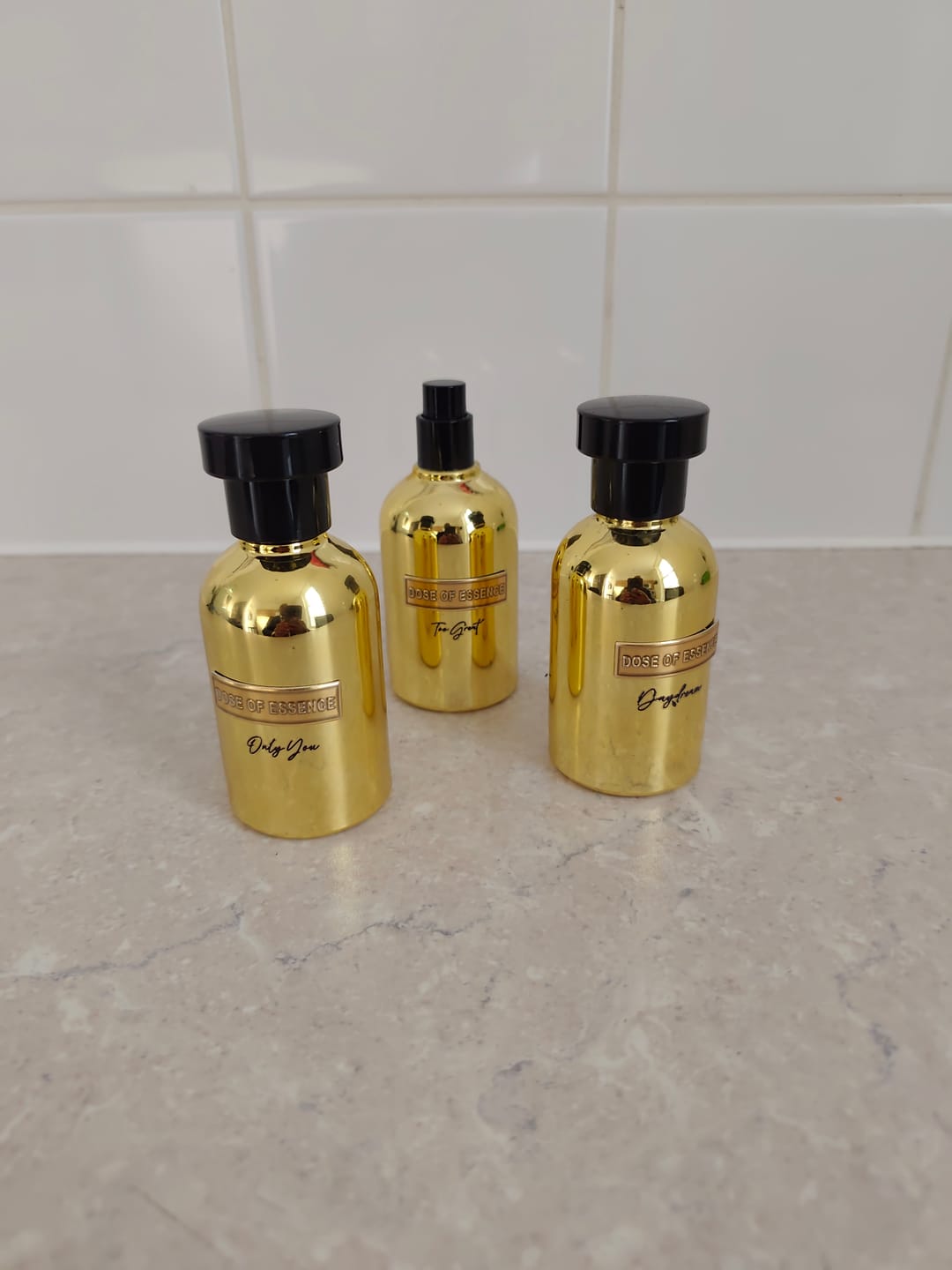 Customer photo review of 3 X 50ml Perfume Set