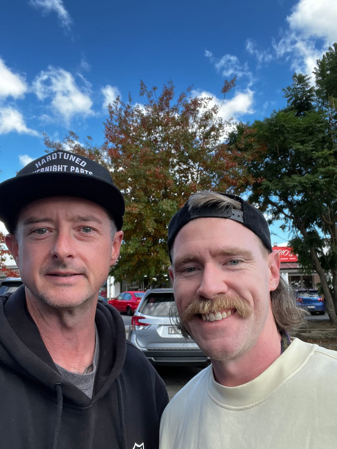 Customer photo review of Hardtuned Overnight Parts Trucker Cap