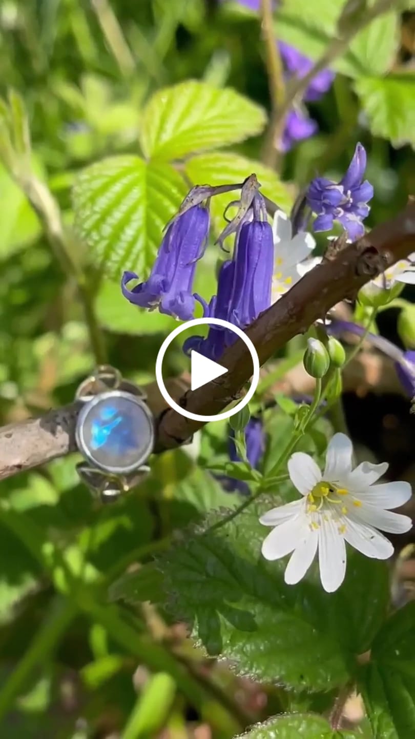 Customer video review of Moonstone Trinity Ring