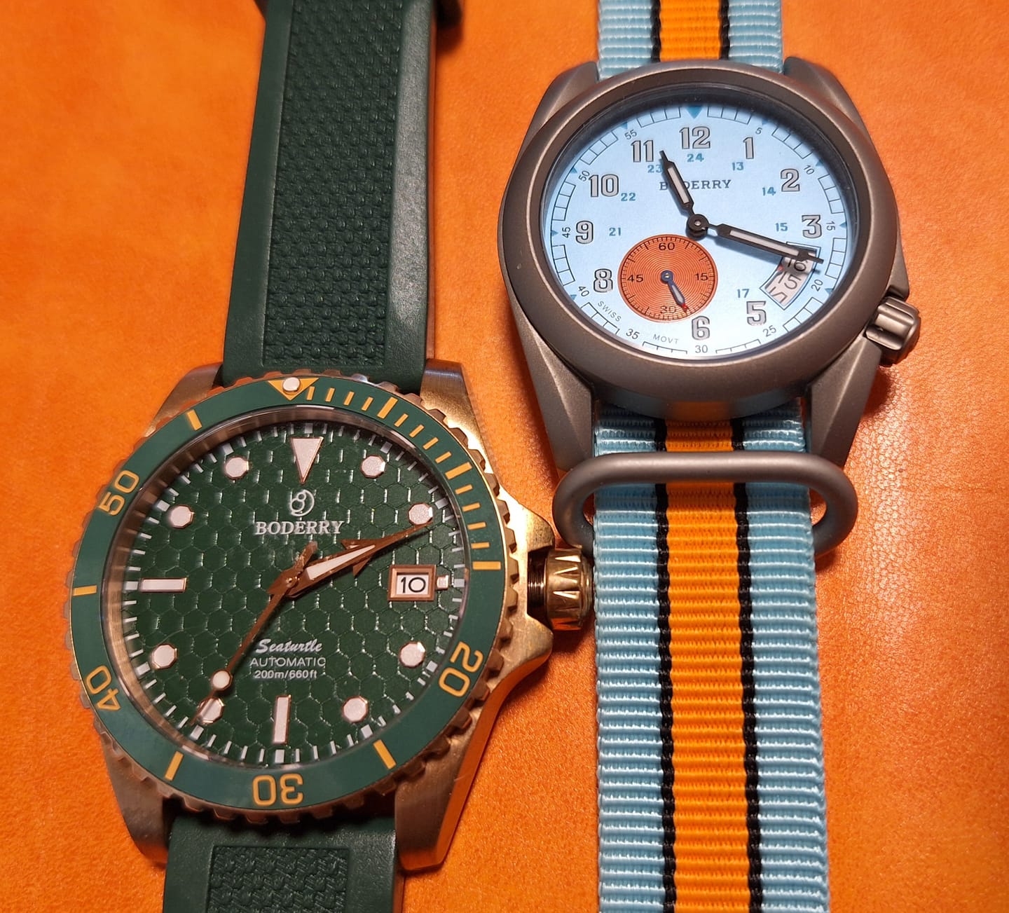 Customer photo review of VOYAGER 38 - 100M Waterproof Titanium Field Watch | 917G