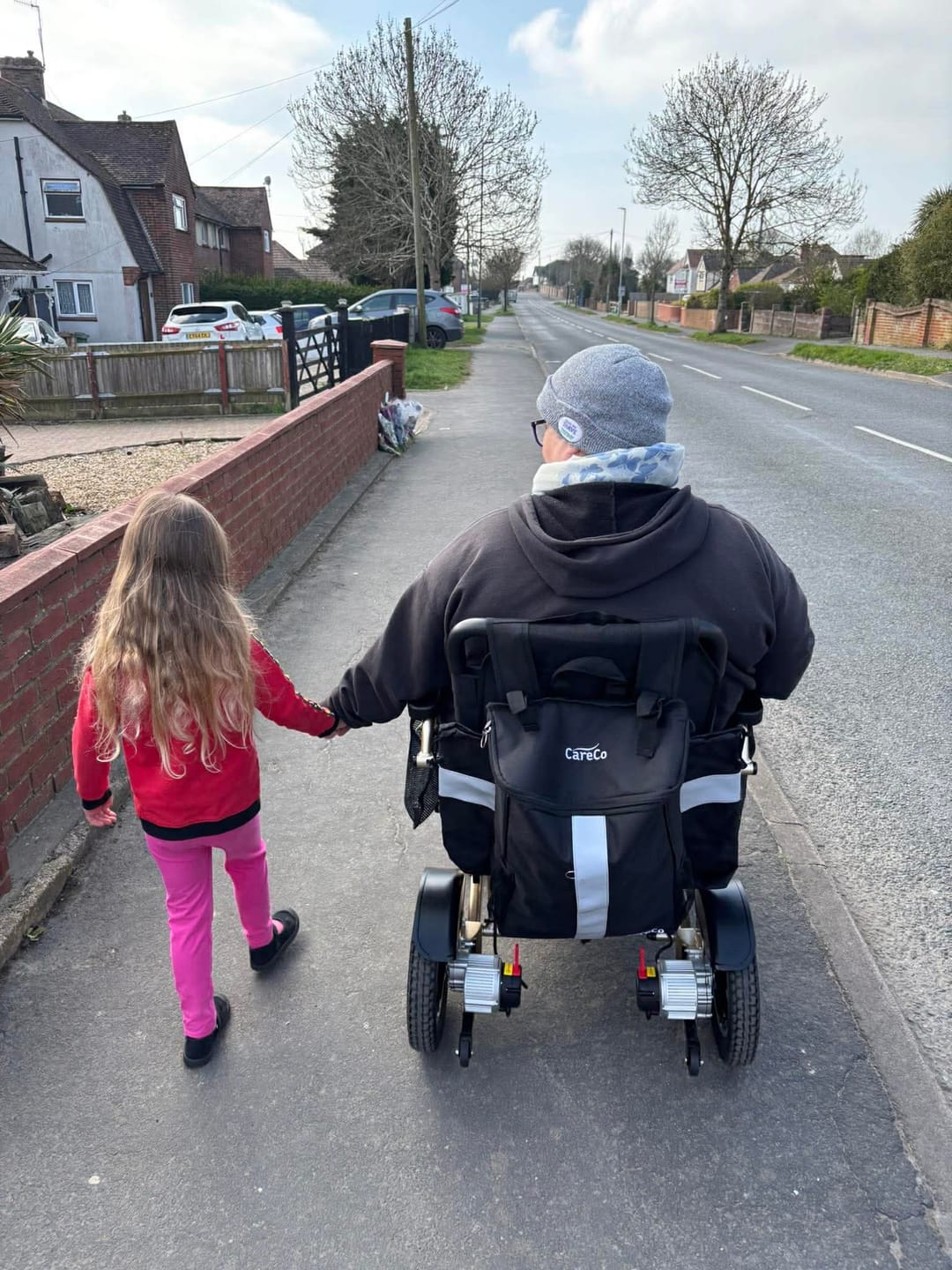 Customer photo review of Wide-Seat Automatic Folding Electric Wheelchair | Freedom Elite AF