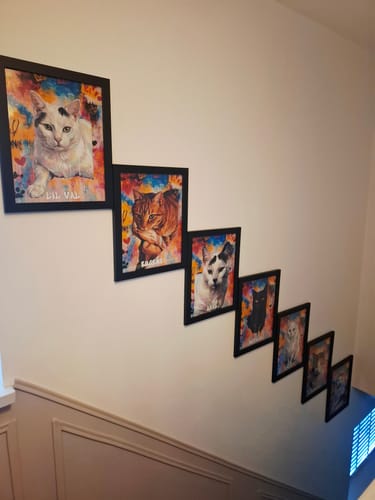 Customer photo review of Graffiti -  Personalised Poster