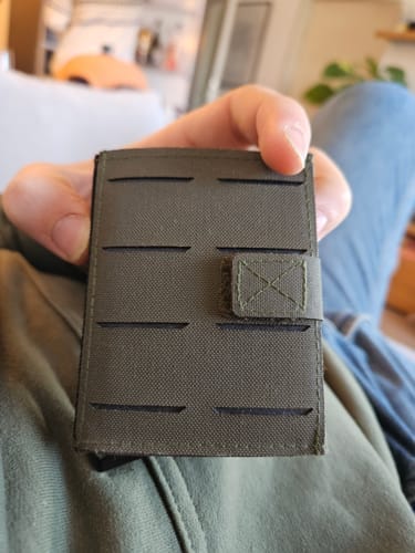Customer photo review of Tactical Wallet MK2 - Steingrau Oliv