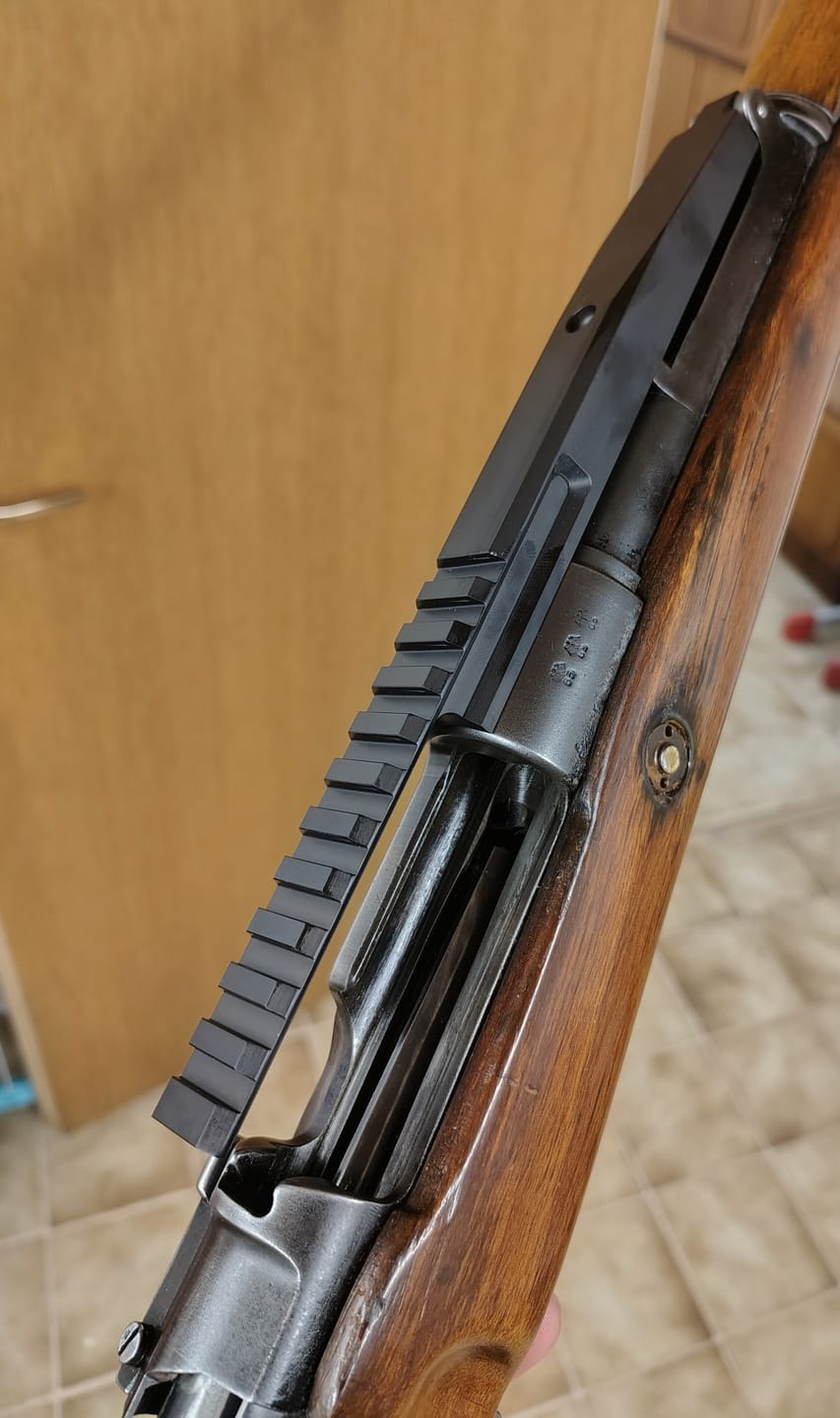Customer photo review of Ultra Low-profile Mauser K98k NDT Scope Mount Gen 3 picatinny rail
