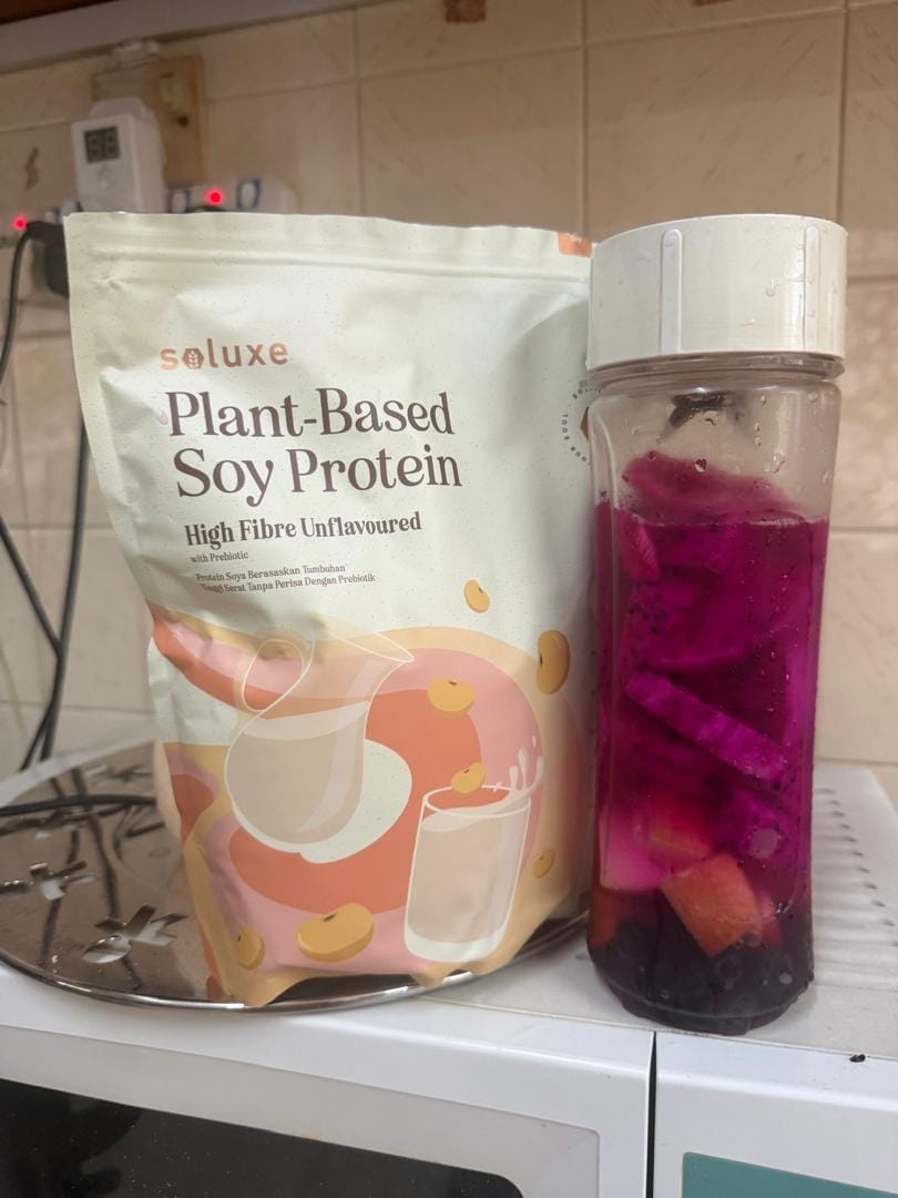 Customer photo review of Soy Protein Isolate - High Fibre (Unflavoured)