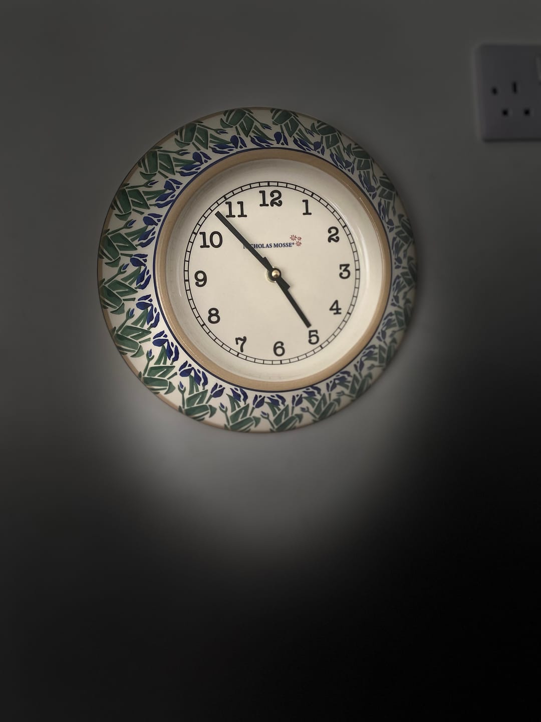 Customer photo review of Large Wall Clock | Blue Blooms