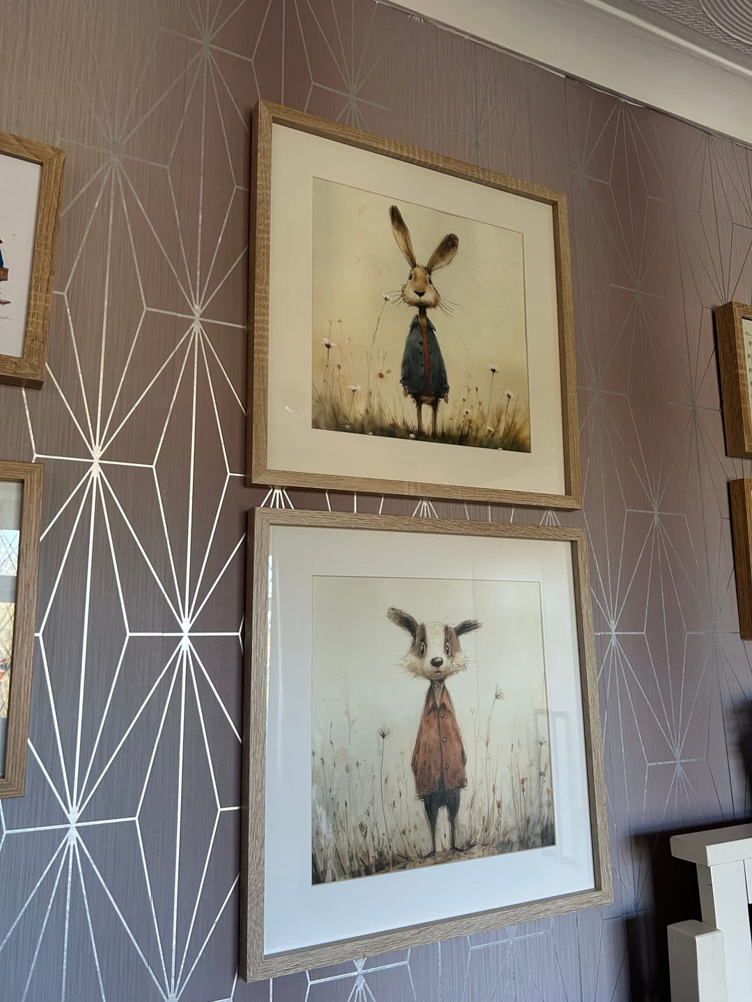 Customer photo review of Stick Leg Rabbit By Lucy Hart
